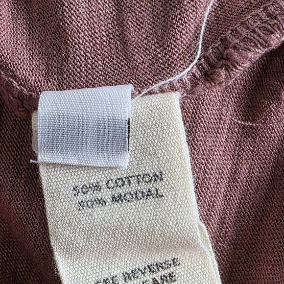Project Social T Distressed Tee Mauve Brown Size L - Picture 6 of 7